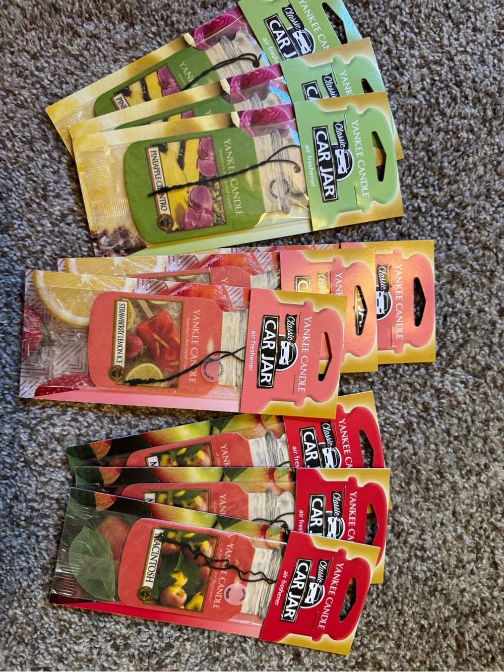 Yankee Candle Discontinued Car Jar Air Fresheners